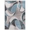 World Rug Gallery Modern Geometric Circular Harmony Non Shedding Soft Area Rug 5' x 7' Blue 393BLUE5x7 - alternate 10
